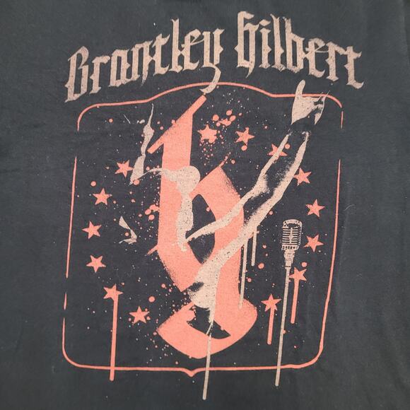 Brantley-Gilbert Shirt Womens Large 20x25 Black - Picture 11 of 13